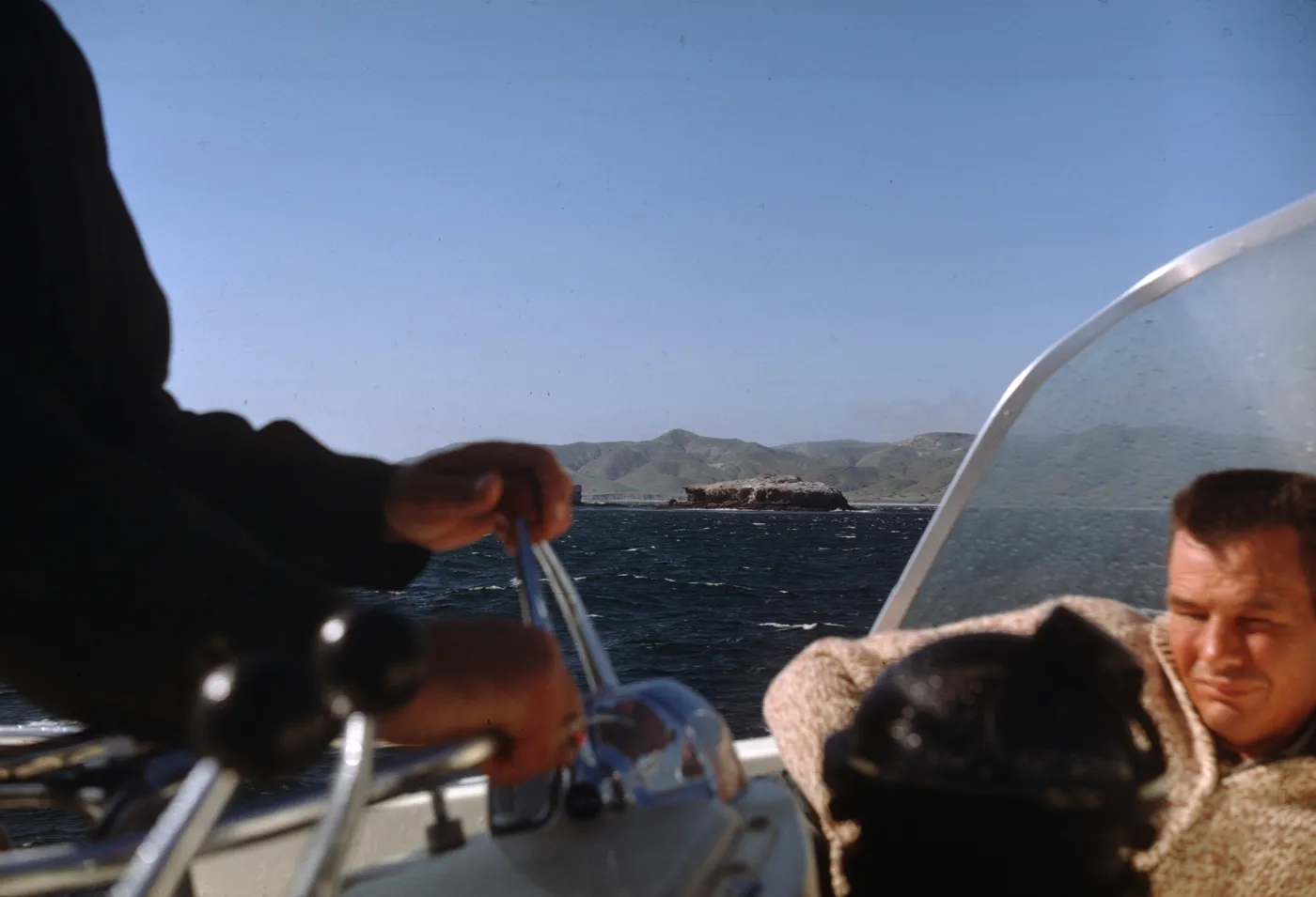 Santa Cruz Island from Boat