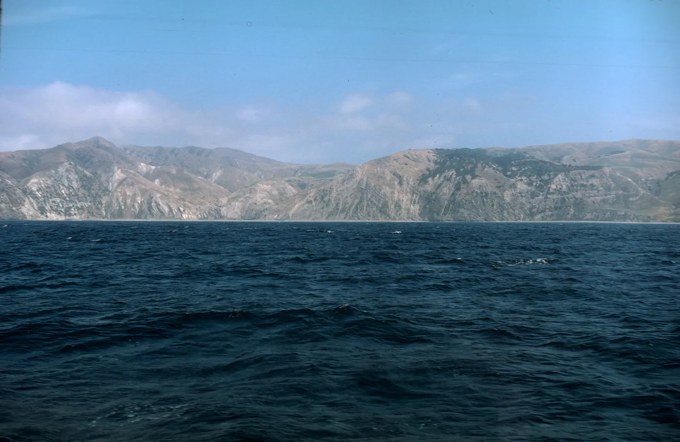 Santa Cruz Island from boat