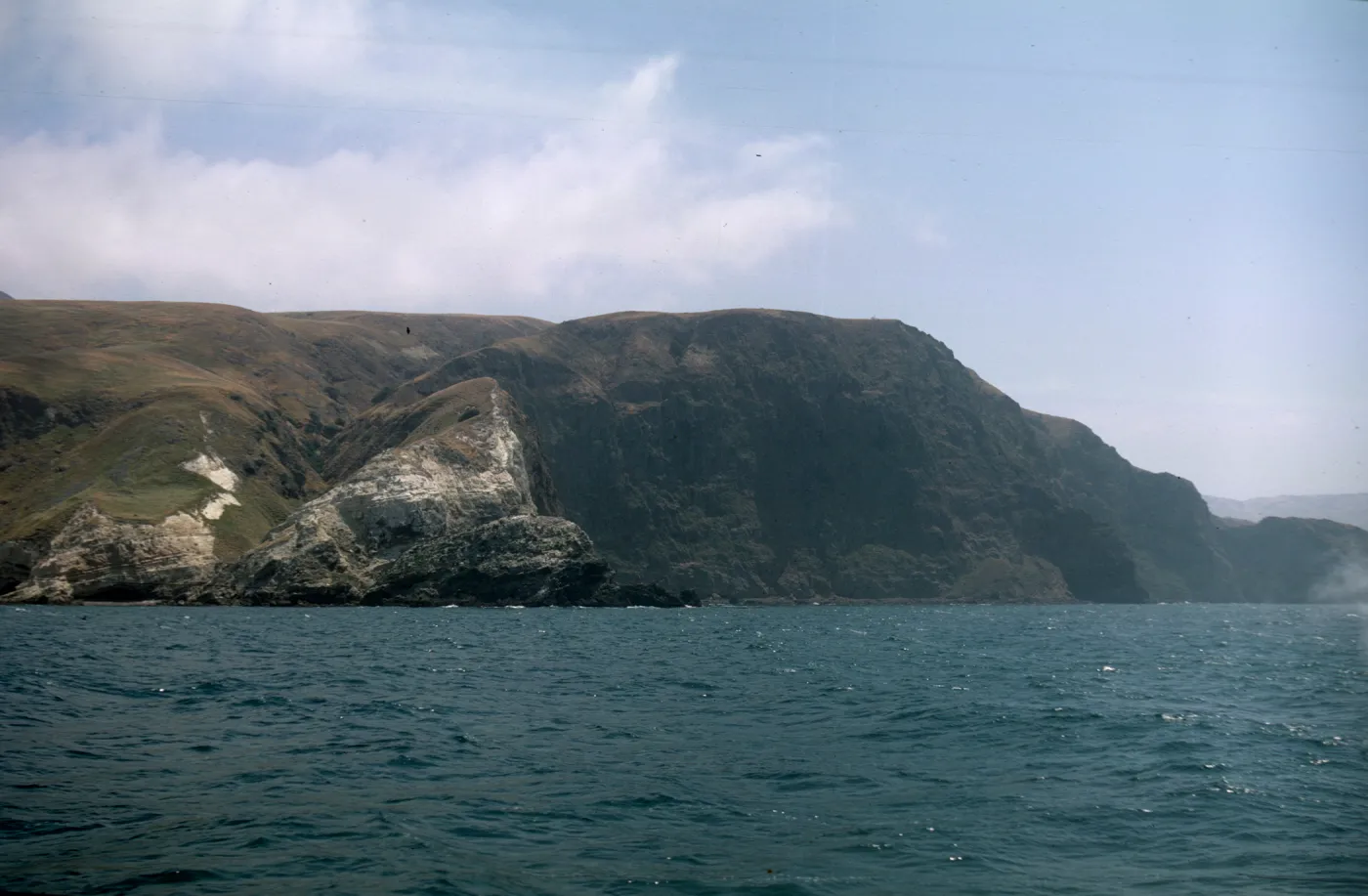 Santa Cruz Island from boat
