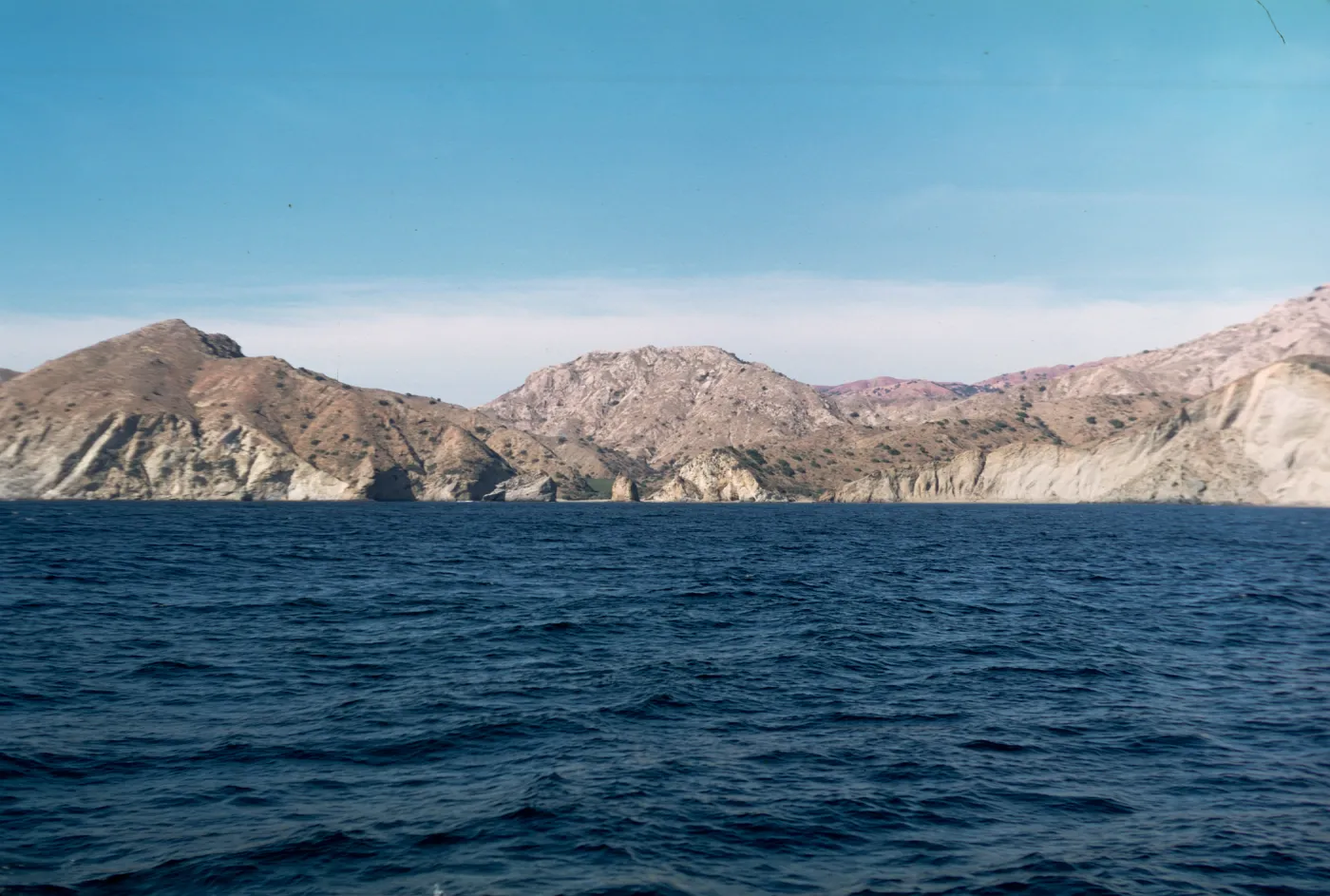 Sant Cruz Island from boat