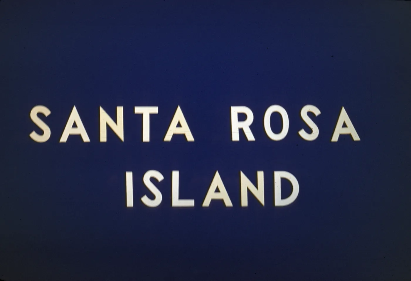 Santa Rosa Island title slide