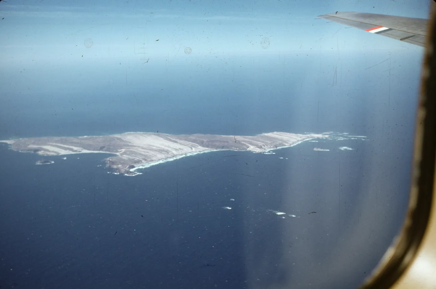 San Miguel Island, aerial view