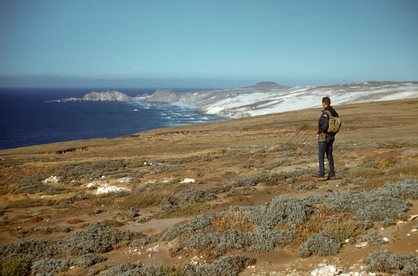 Bob Haller on San Miguel Island