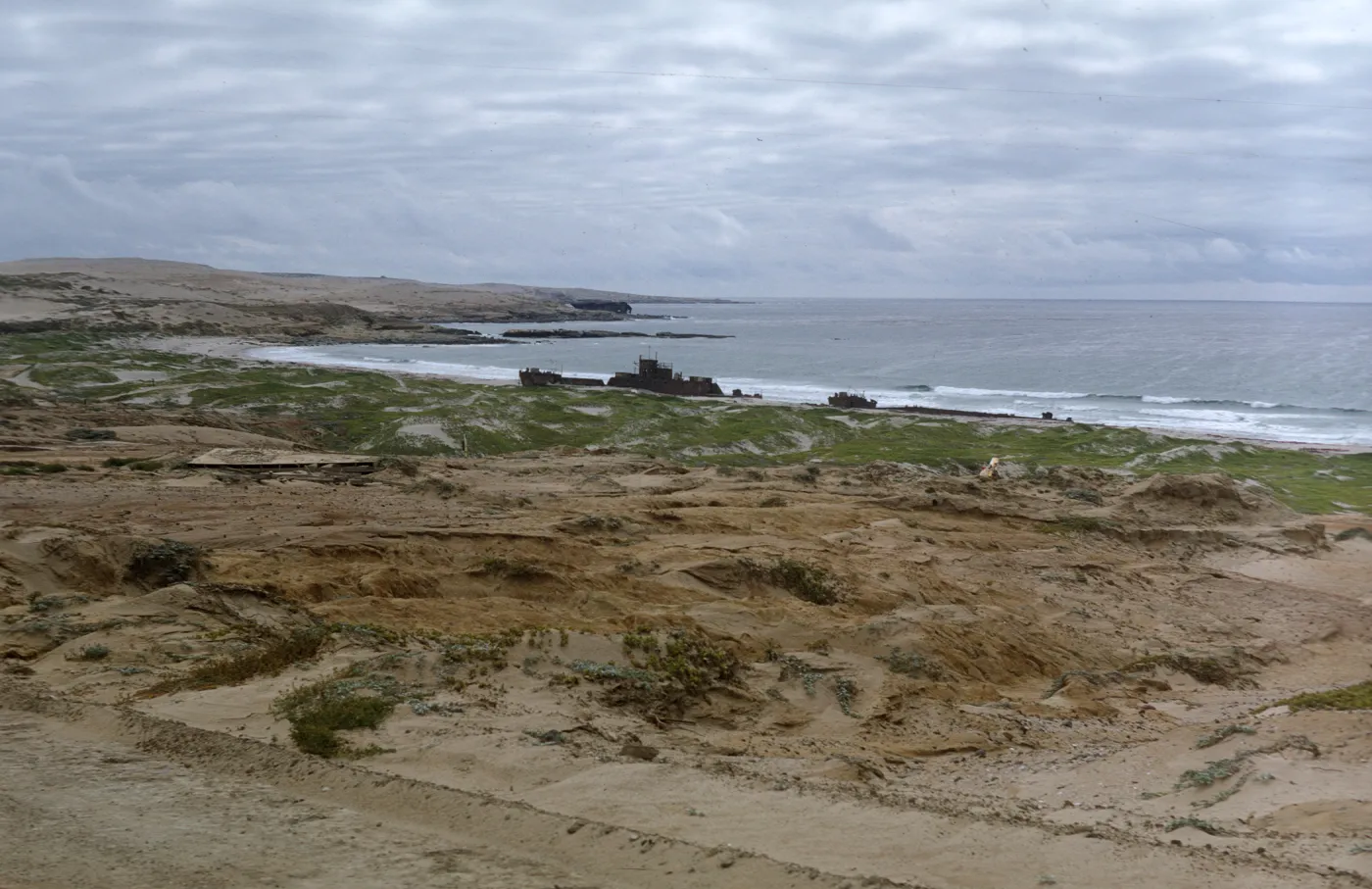shipwreck on the beach, San Nicolas Island