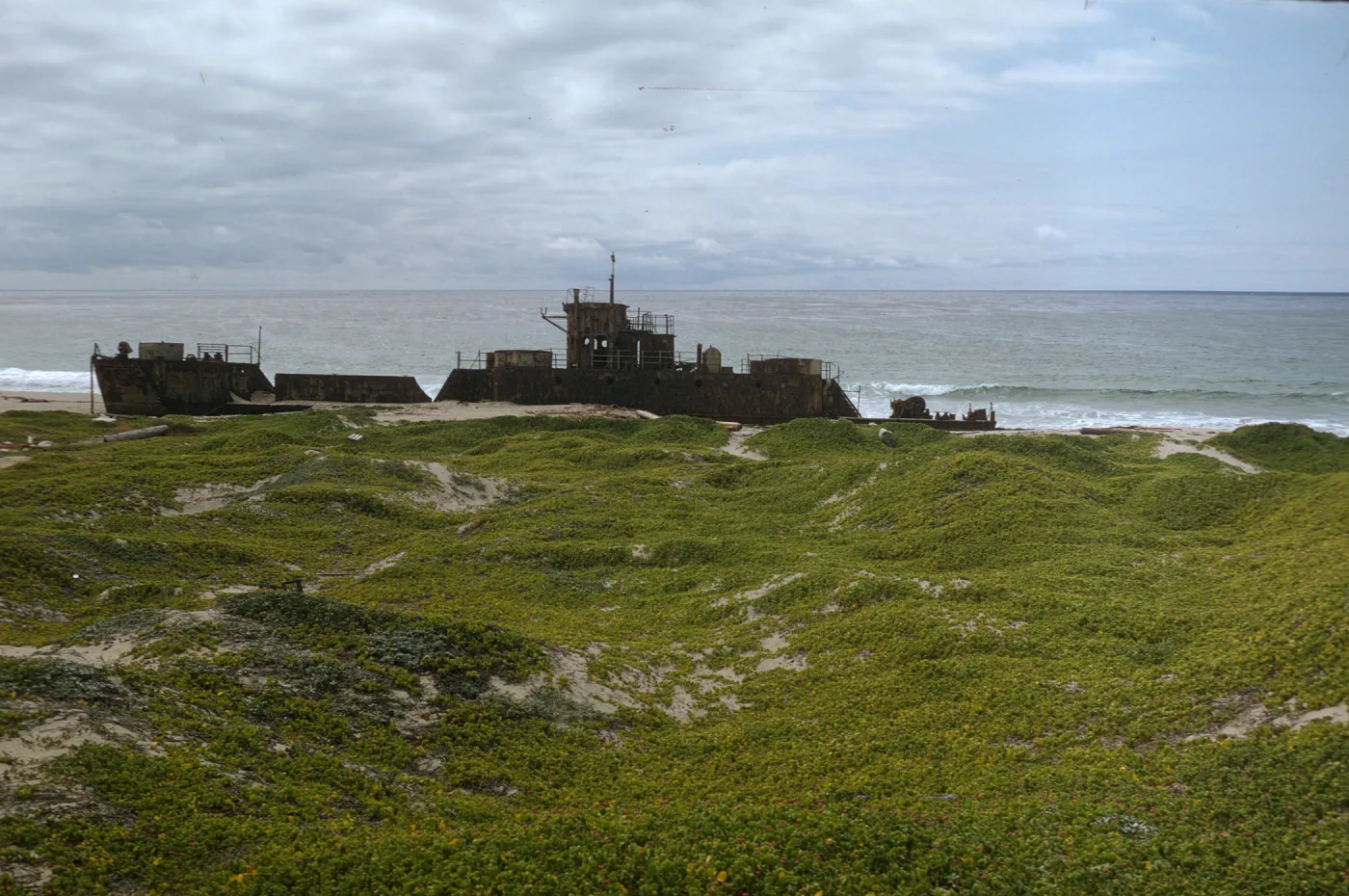 shipwreck on the beach, San Nicolas Island