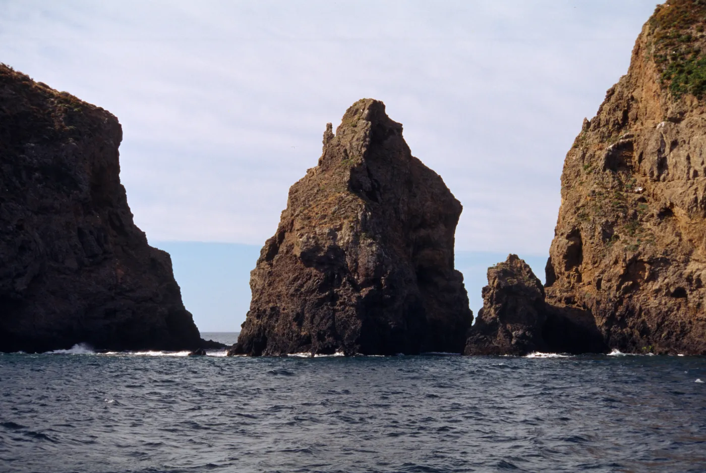 Rocks between West and Middle Anacapa Island