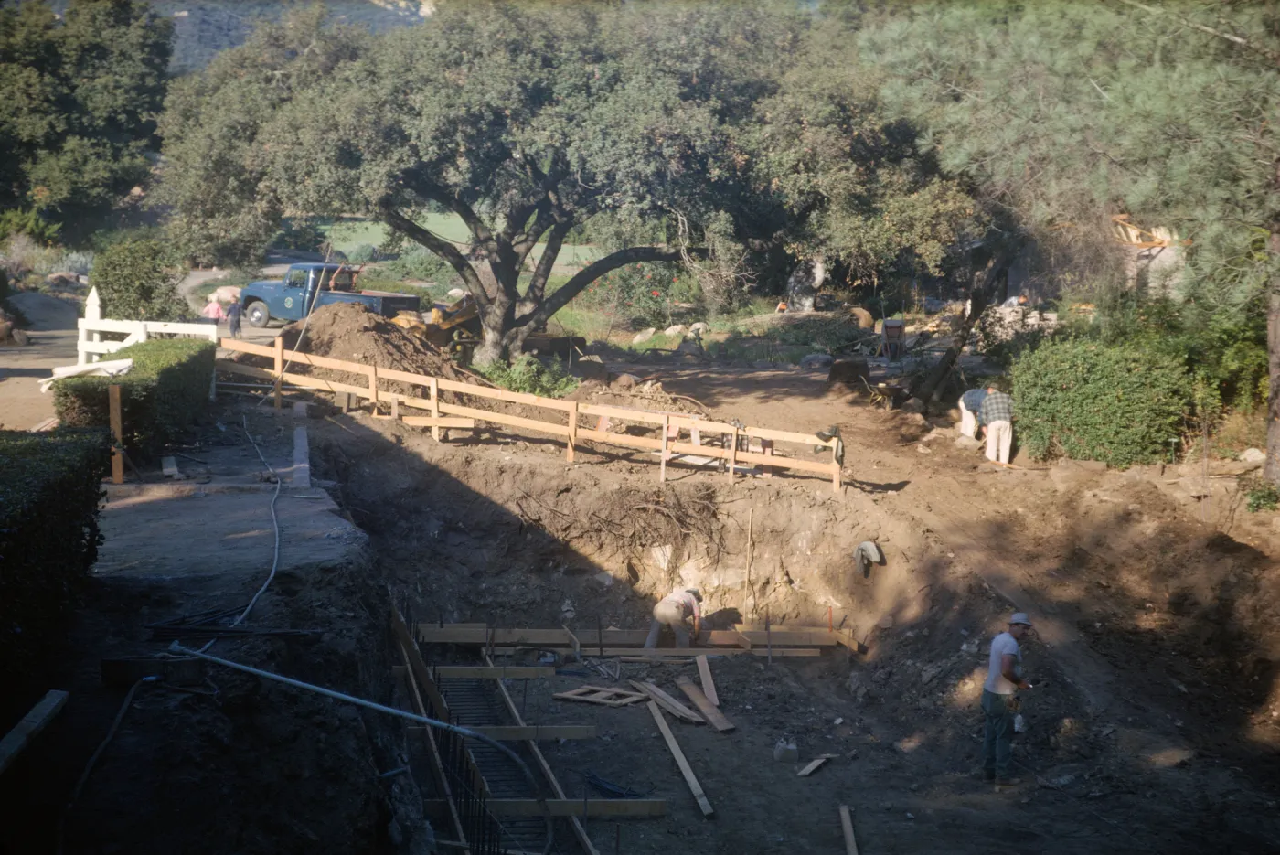 construction, North Wing and Restrooms, 1963
