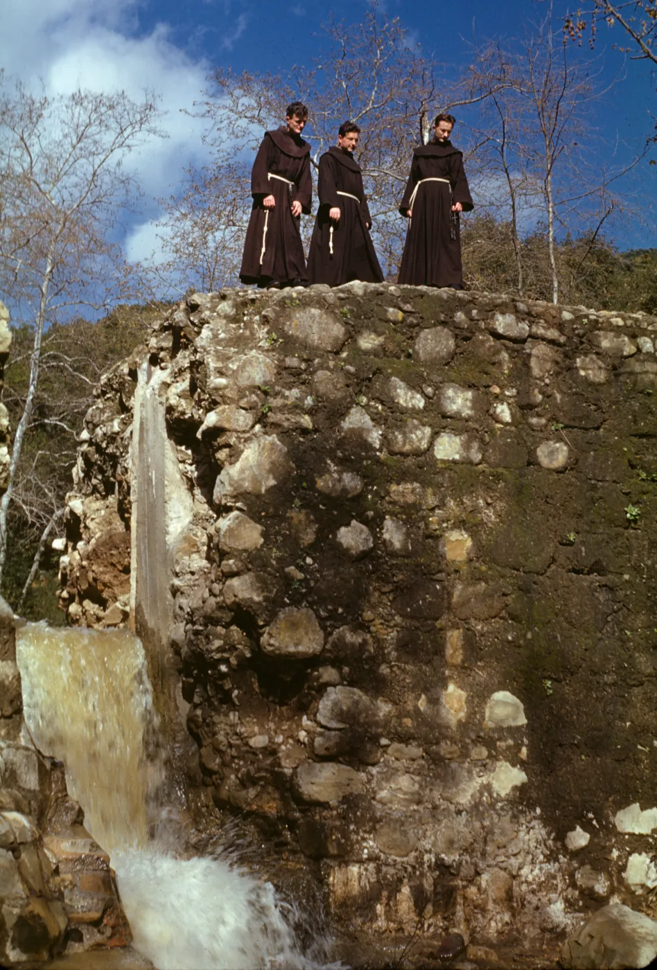 Mission Dam with Friars