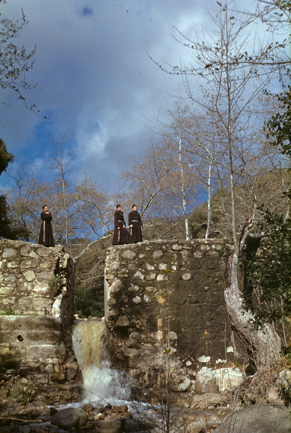 Mission Dam with Friars