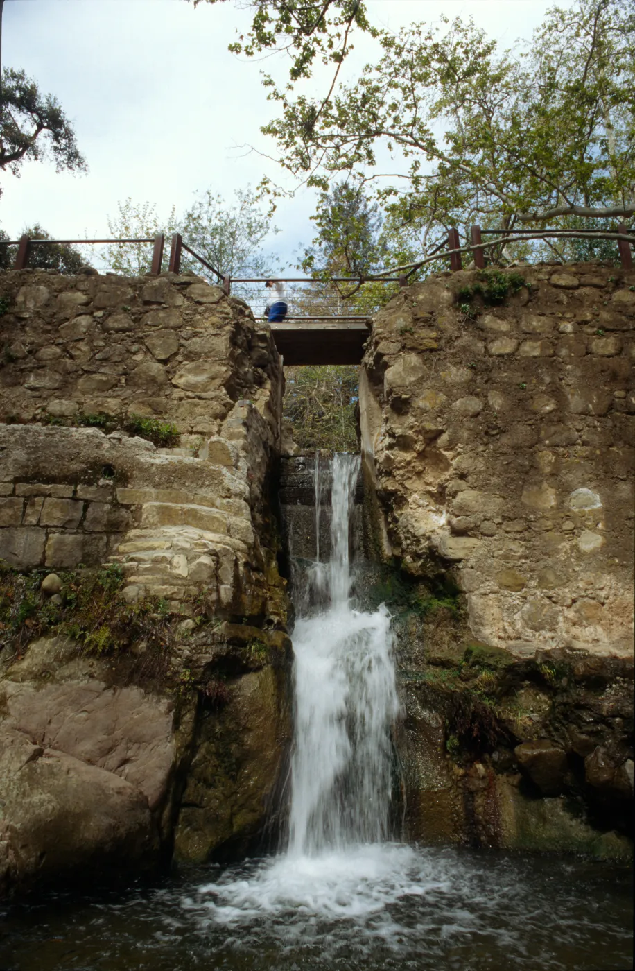 Mission Dam waterfall