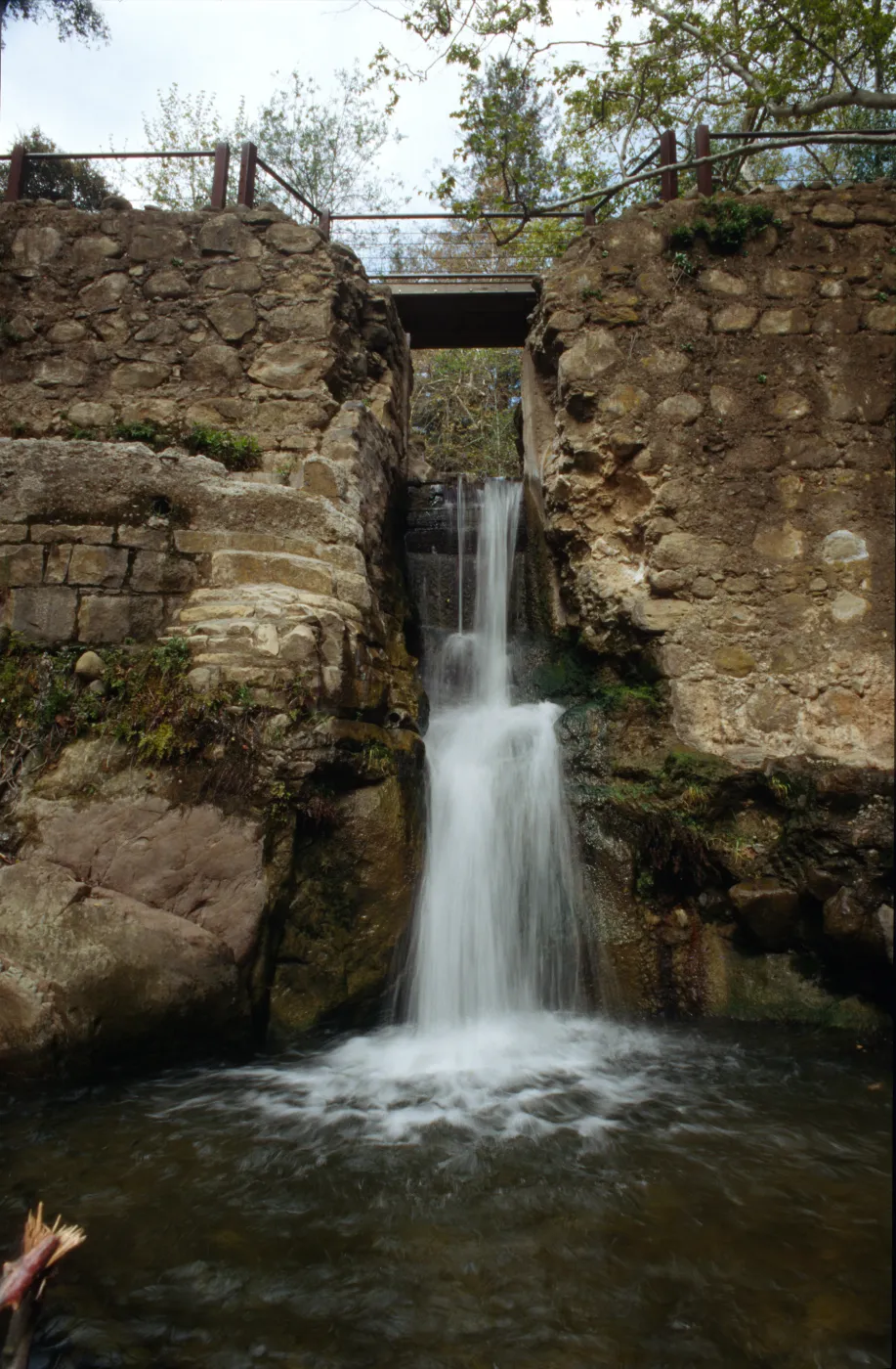 Mission Dam waterfall