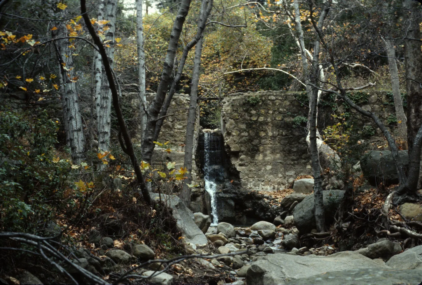 below the Mission Dam