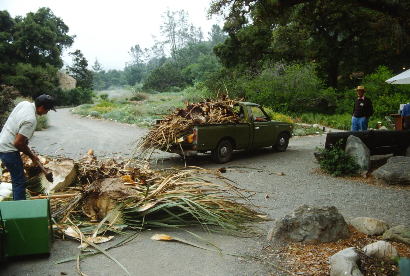 construction of the Desert Wash, SBBG