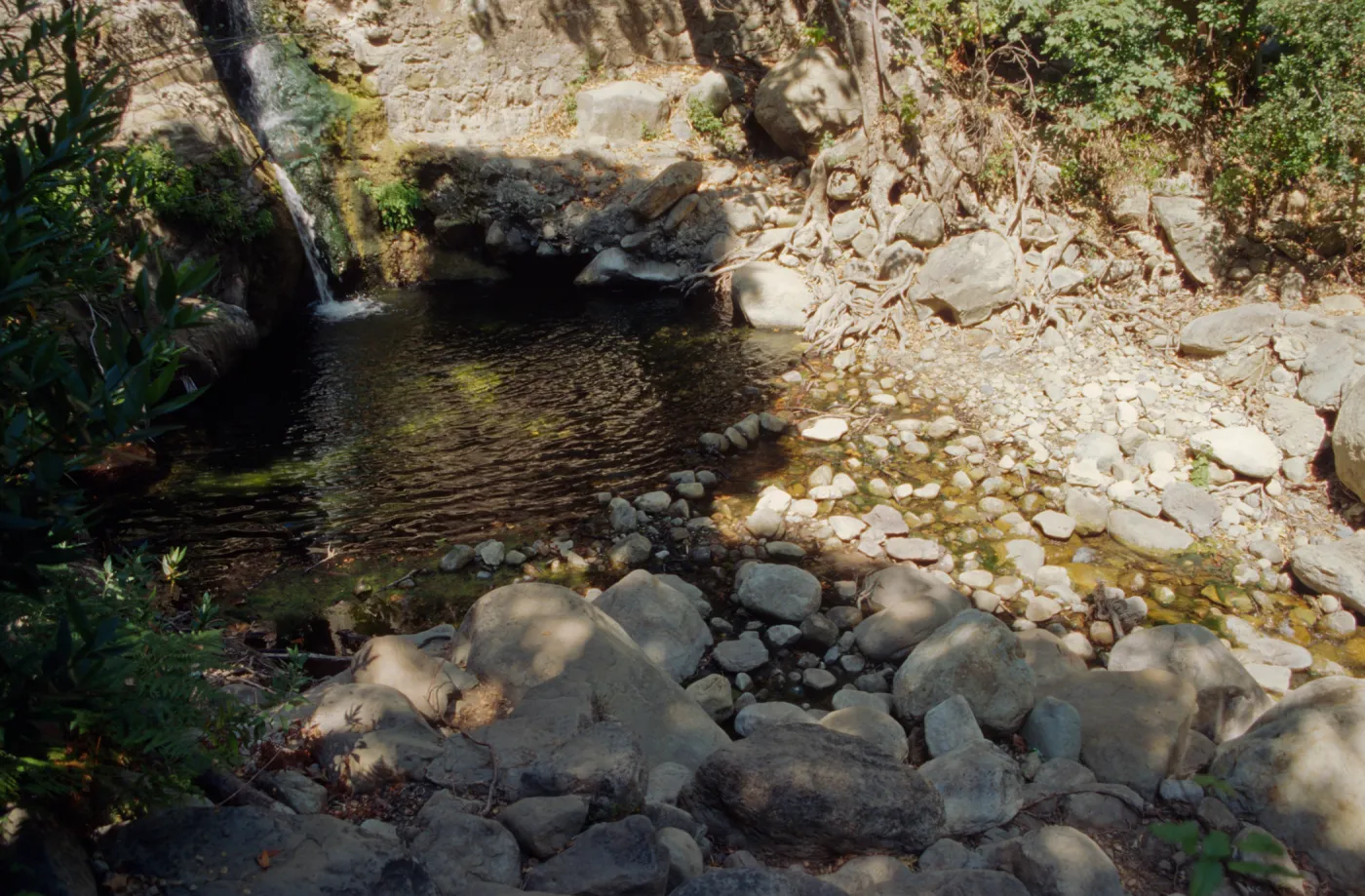 Pool Below Dam from rocks