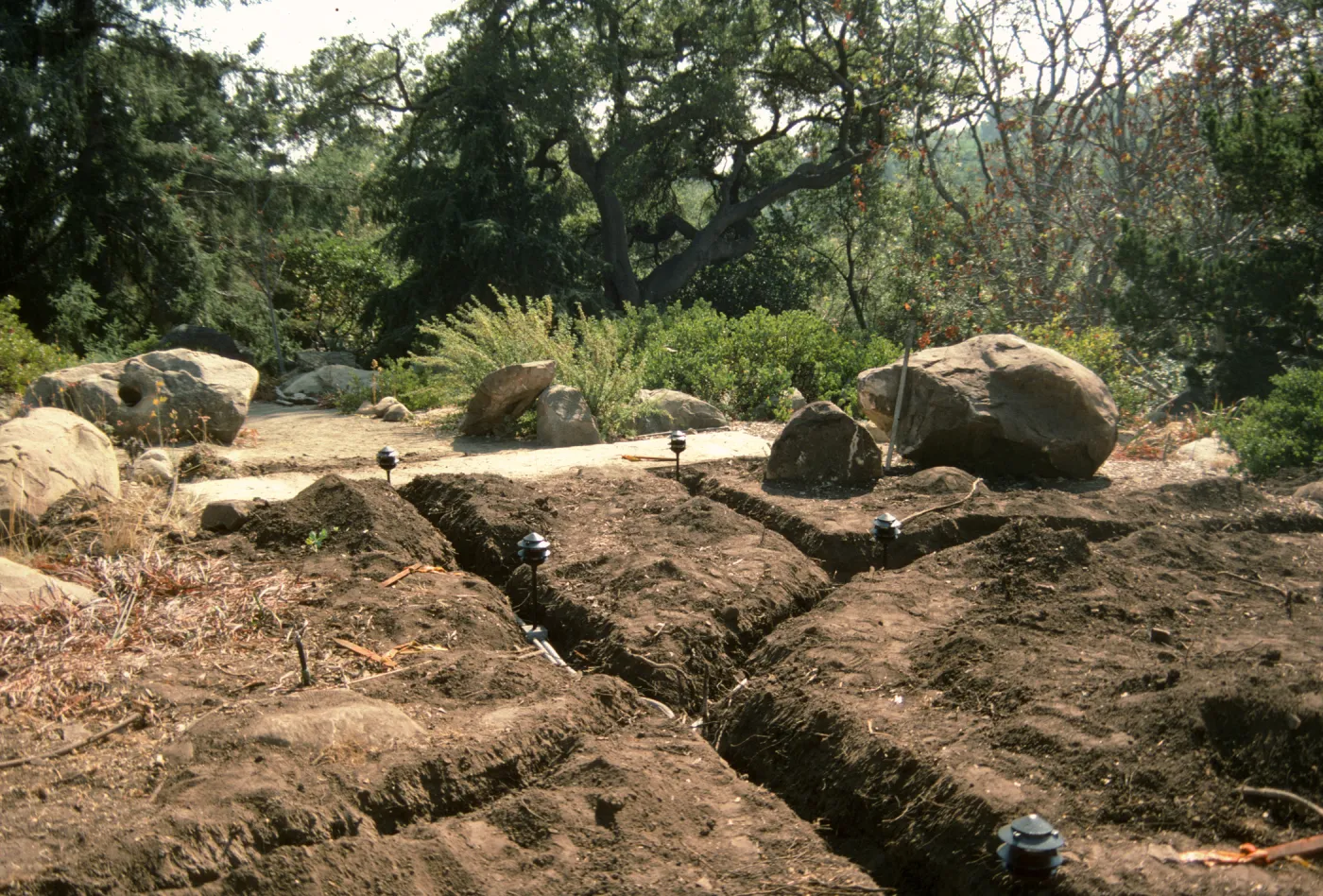 Constructing Home Demonstration Garden 