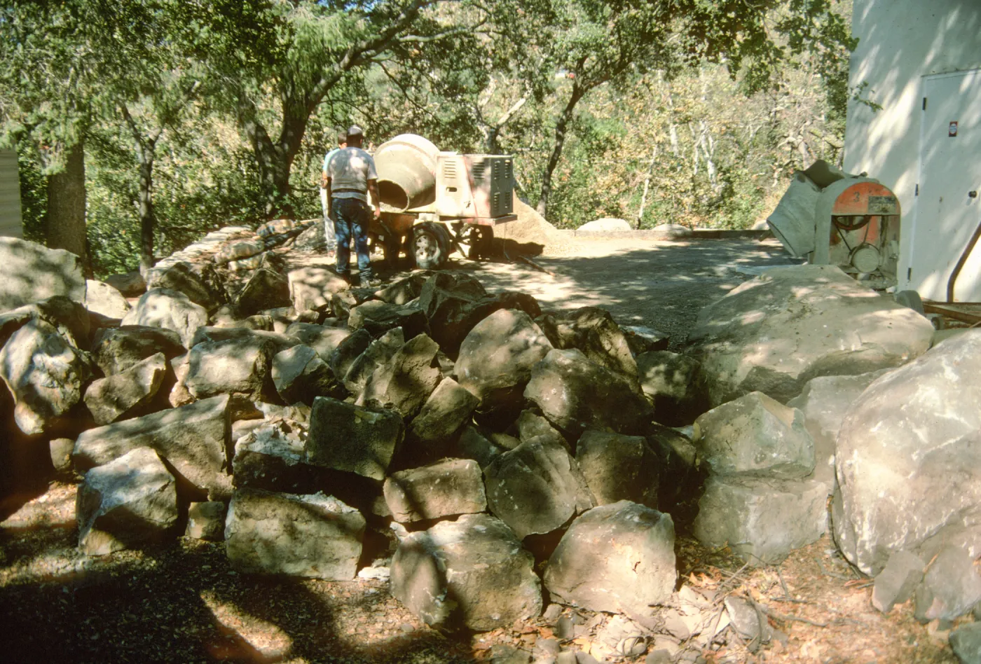 Constructing Home Demonstration Garden 