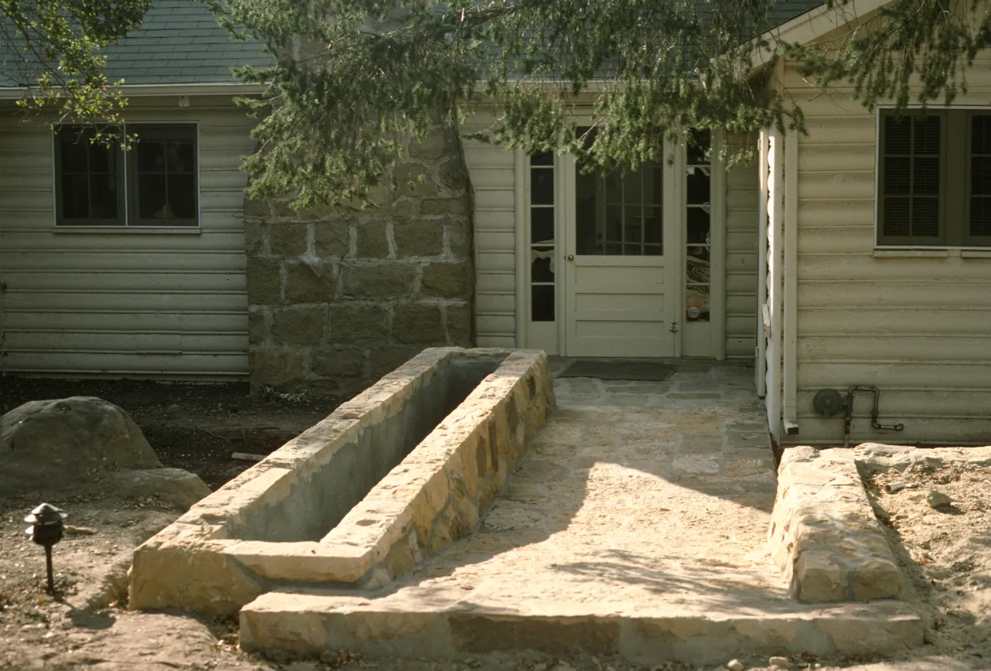 Constructing Home Demonstration Garden 