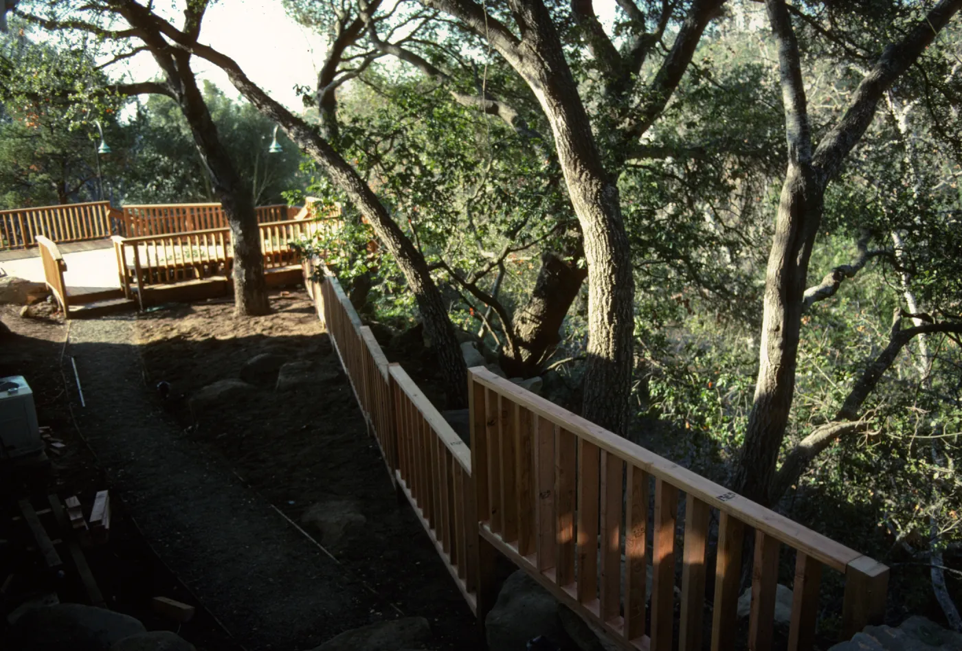 SBBG Home Demonstration Garden construction