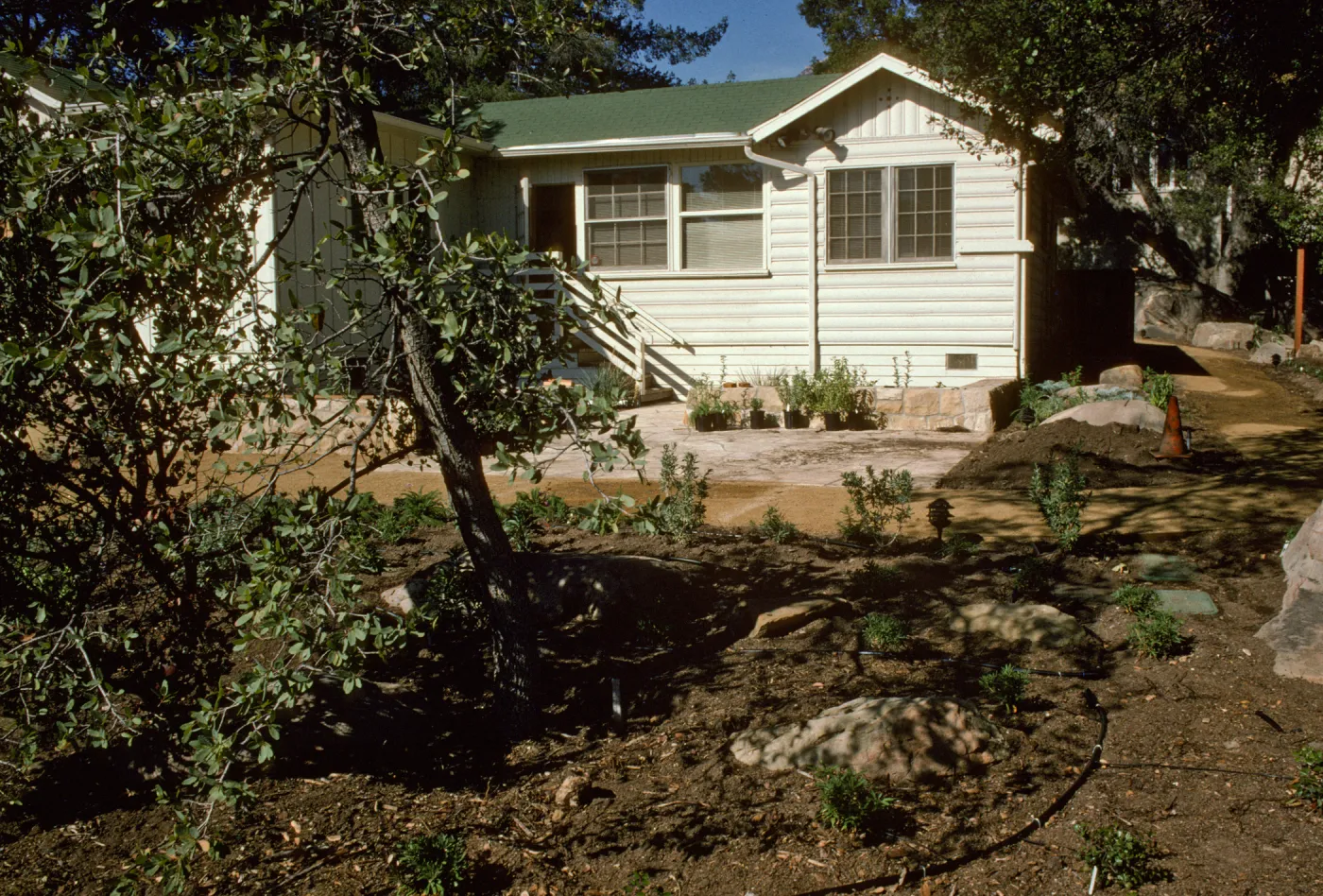 SBBG Home Demonstration Garden construction