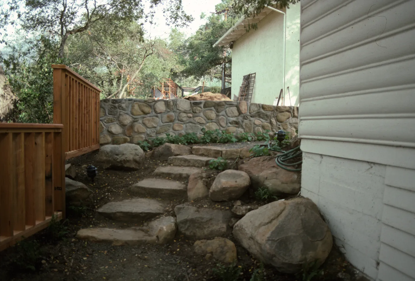 SBBG Home Demonstration Garden construction