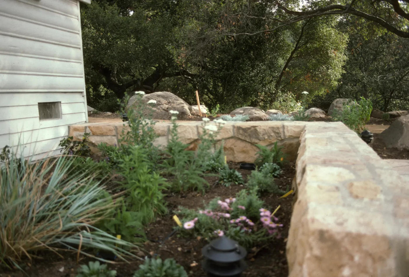 SBBG Home Demonstration Garden construction