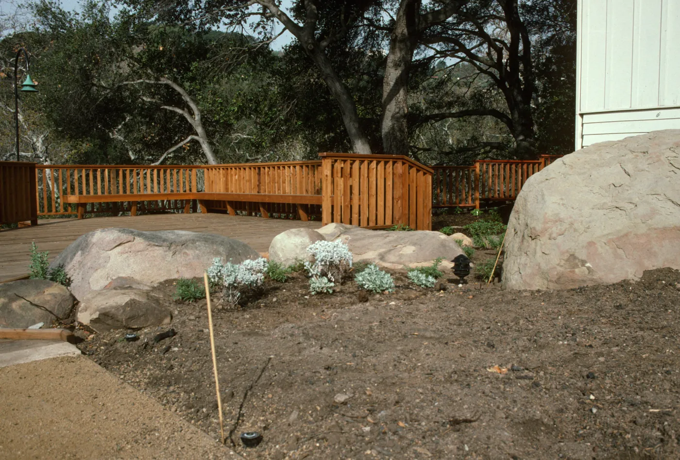 SBBG Home Demonstration Garden construction