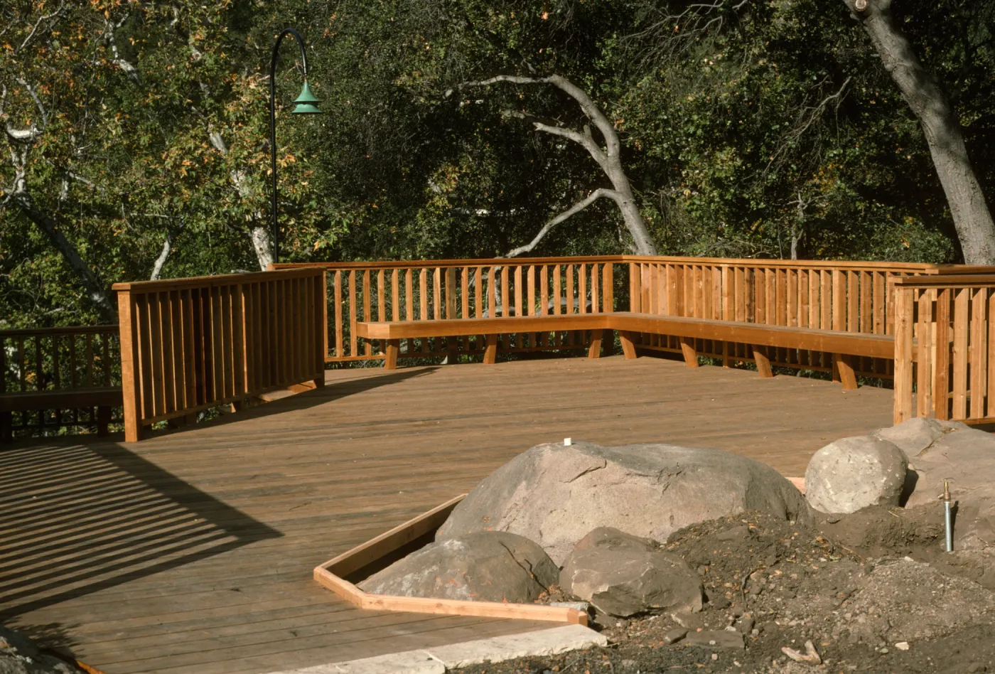 SBBG Home Demonstration Garden construction