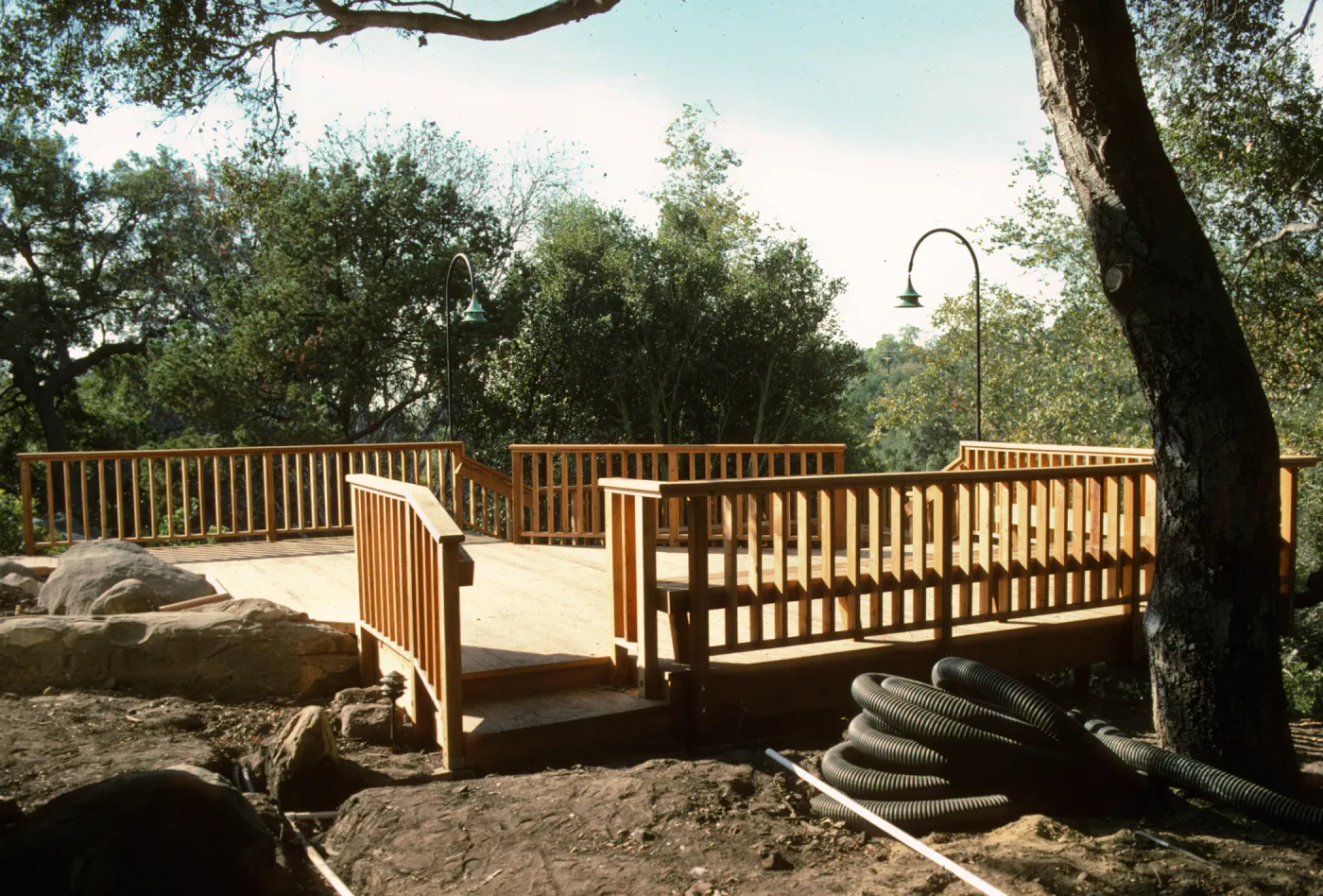 SBBG Home Demonstration Garden construction