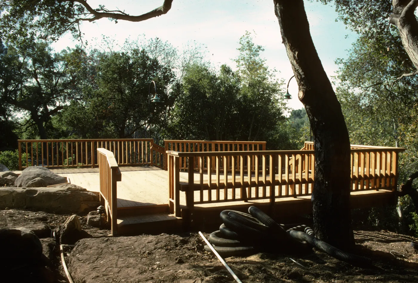 SBBG Home Demonstration Garden construction