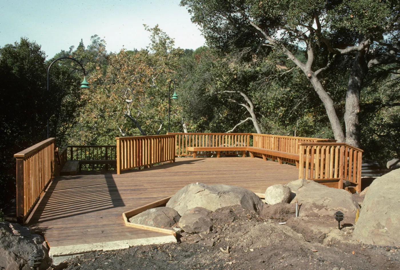 SBBG Home Demonstration Garden construction