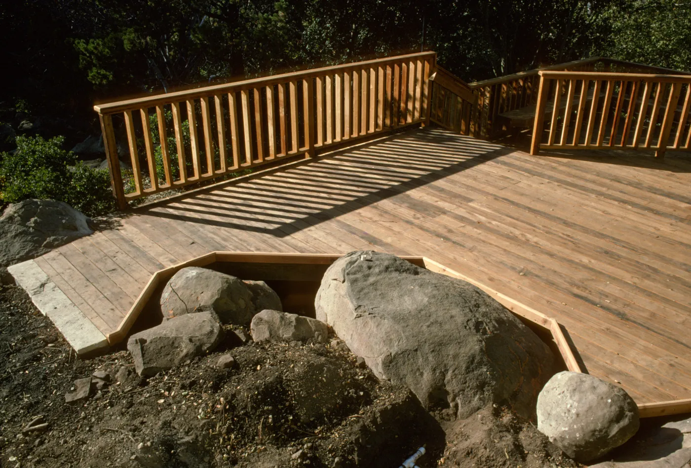 SBBG Home Demonstration Garden construction