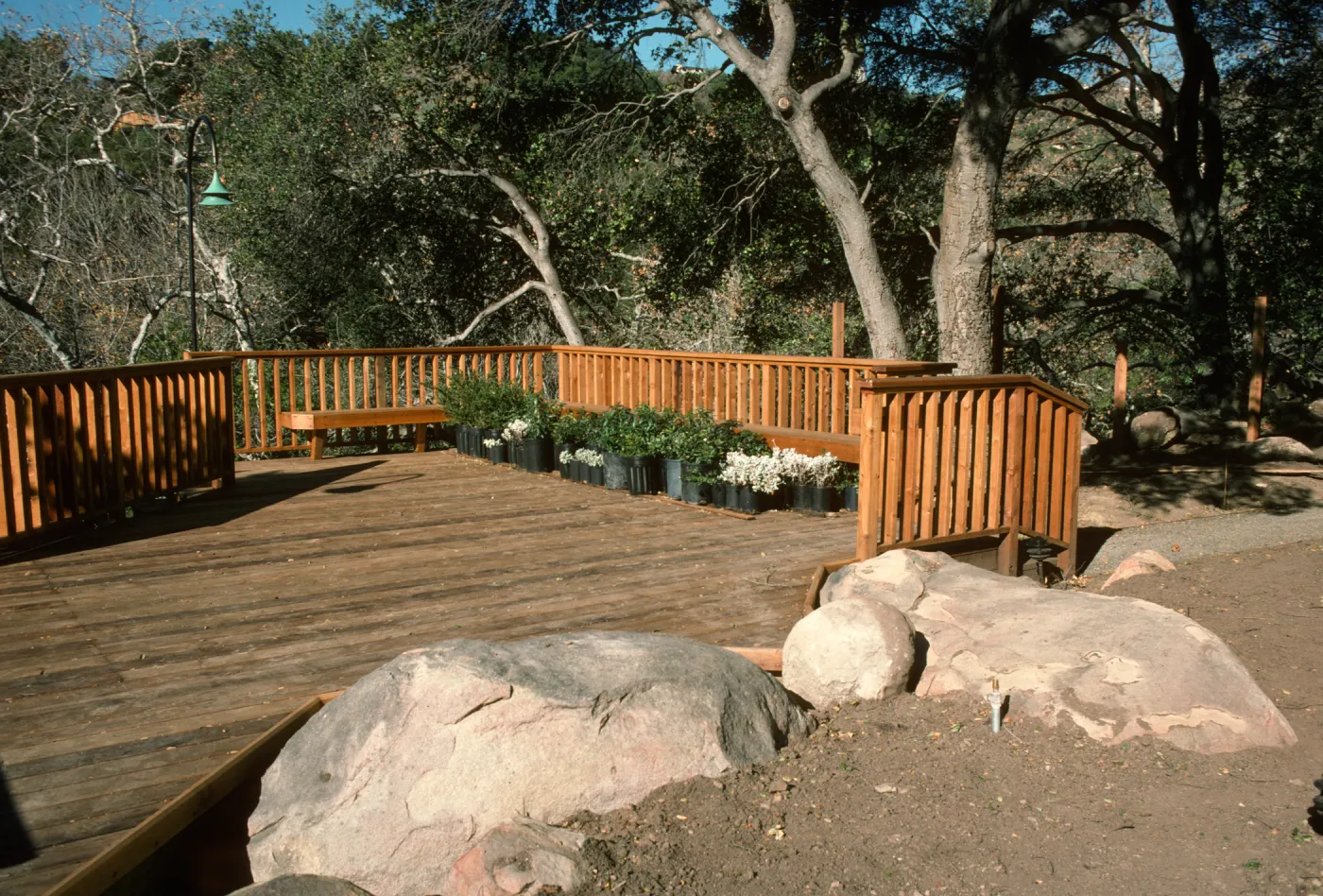 SBBG Home Demonstration Garden construction