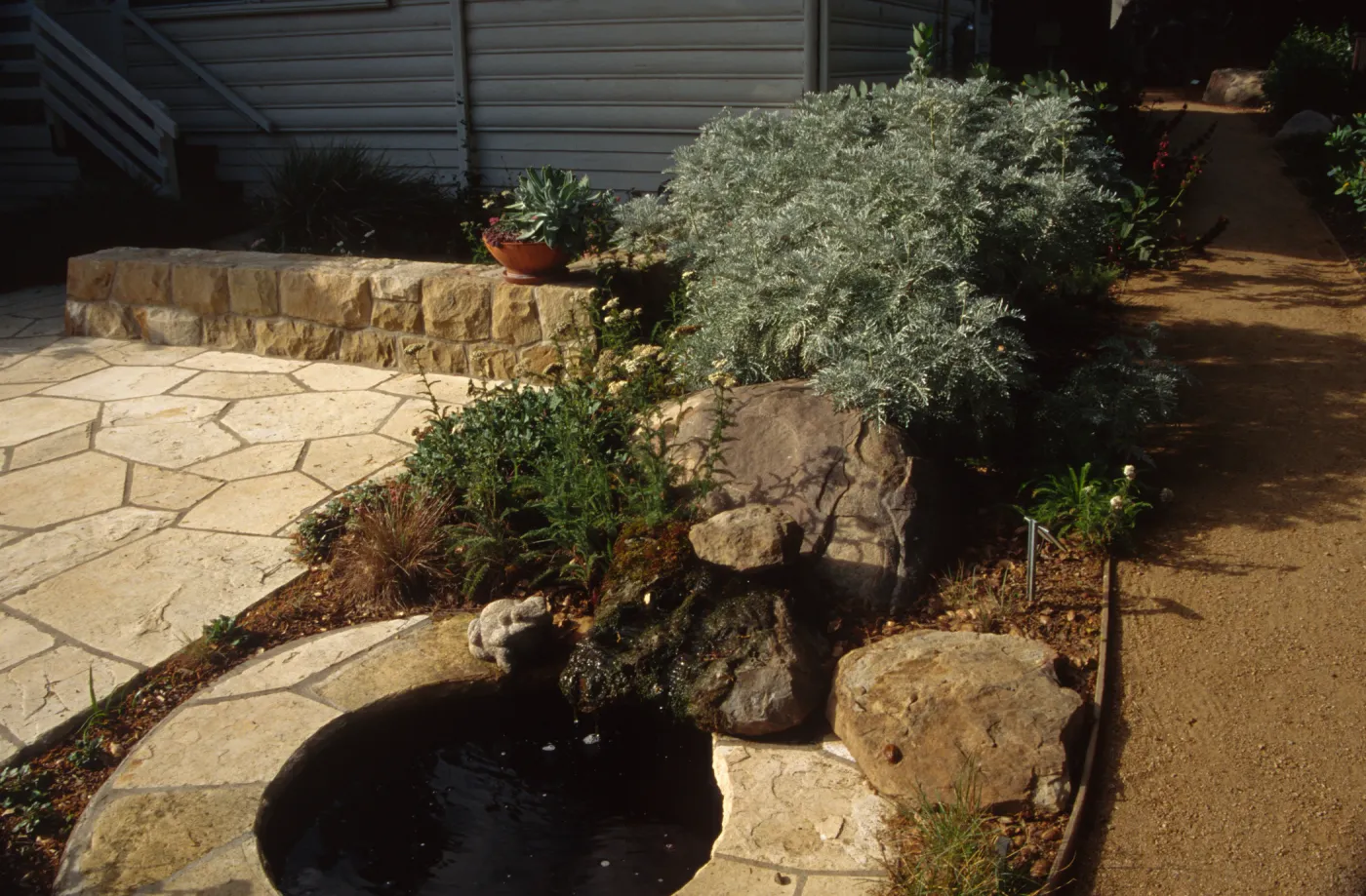 Home Demonstration Garden Construction, Pond