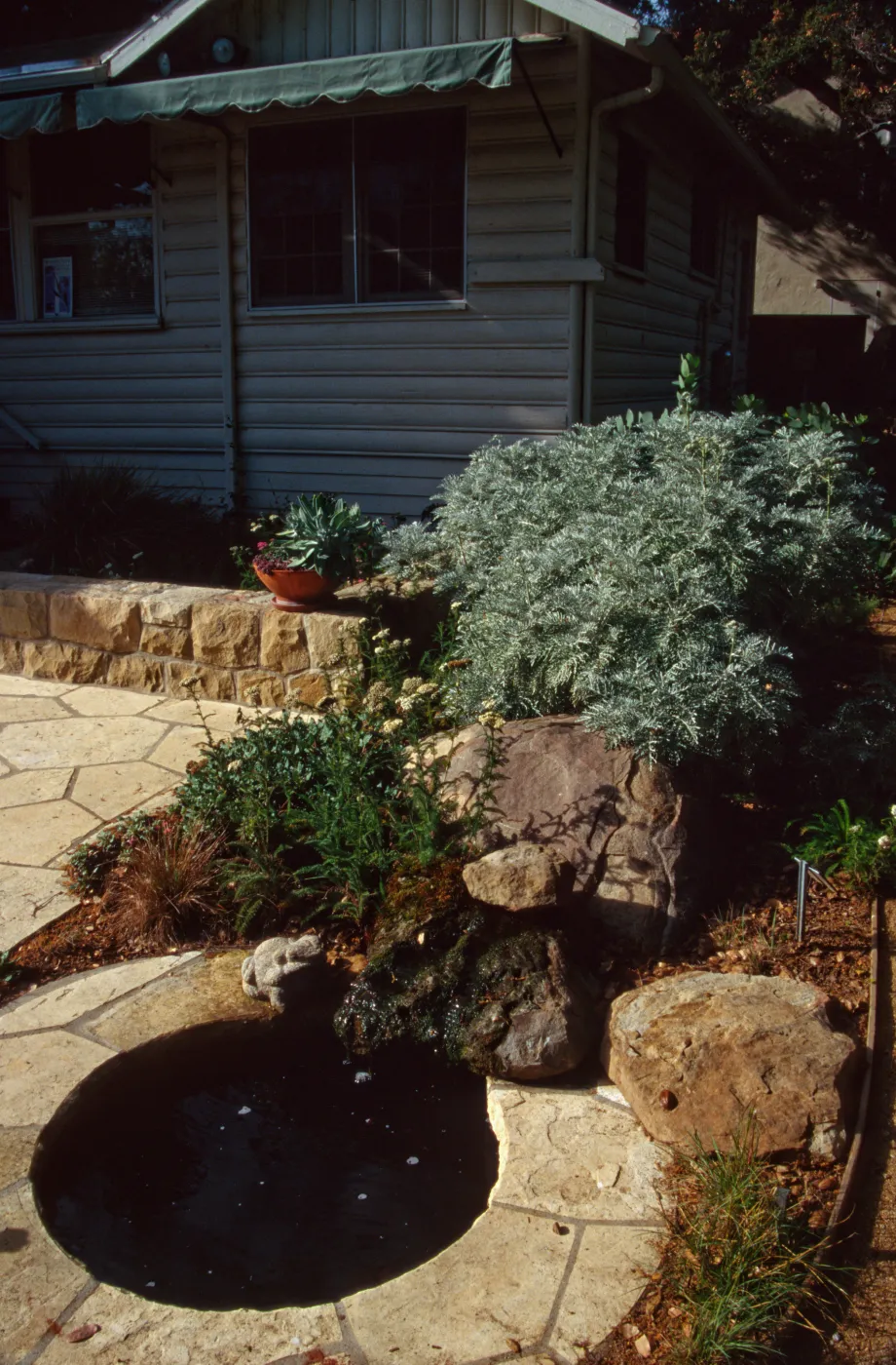Home Demonstration Garden Construction; Pond