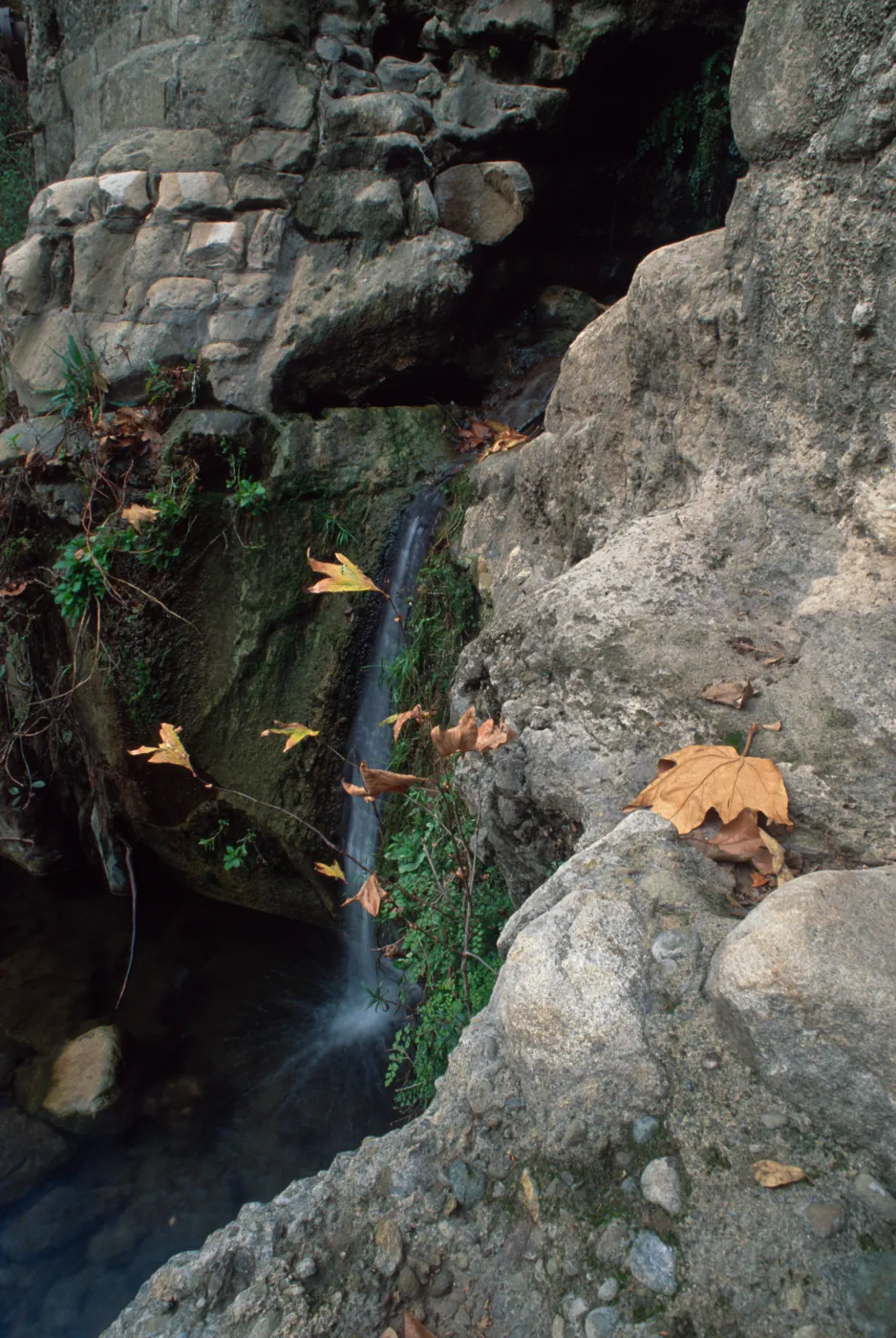 Small waterfall under Mission Dam © Alan Weisskopf