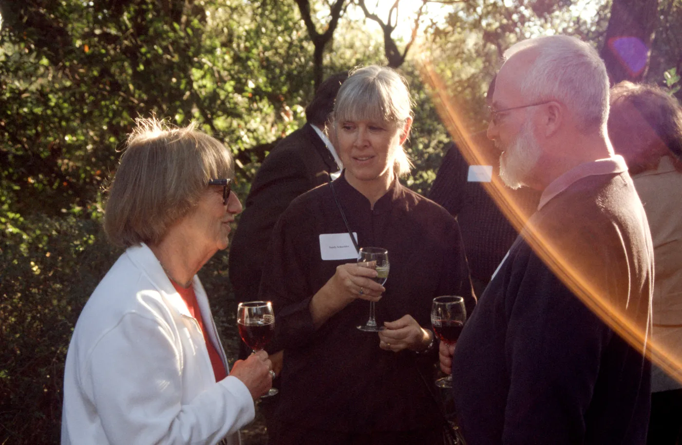 people at tea house event