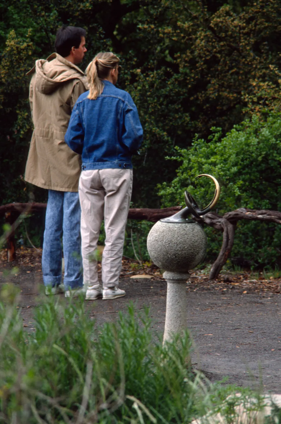 Sundial in the Garden, visitors