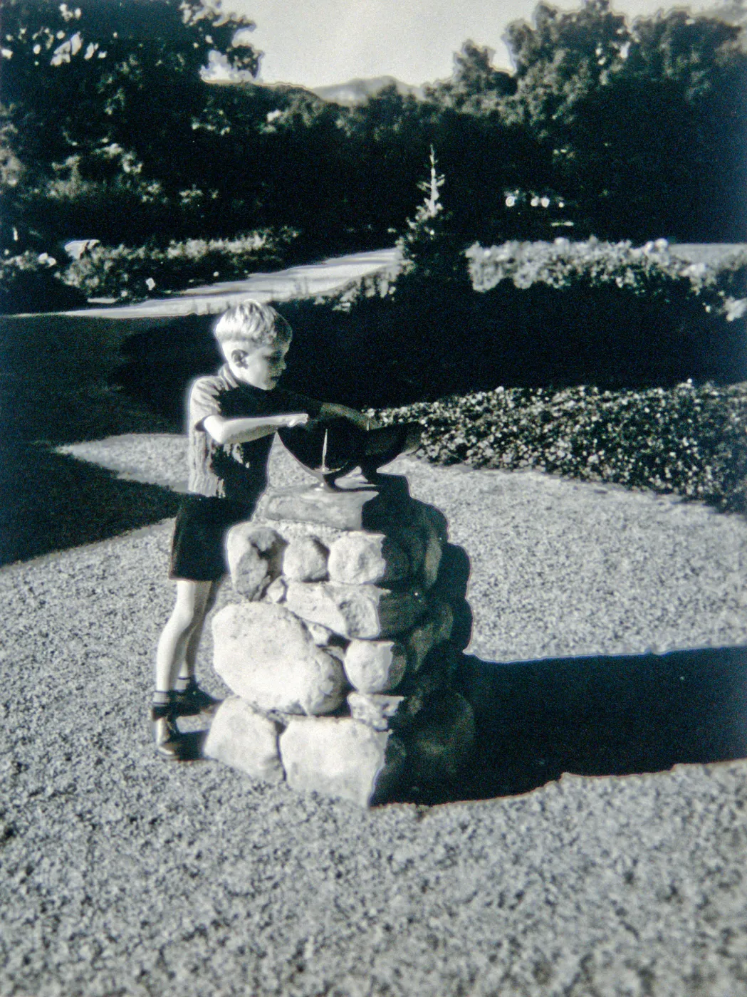 boy with Sundial