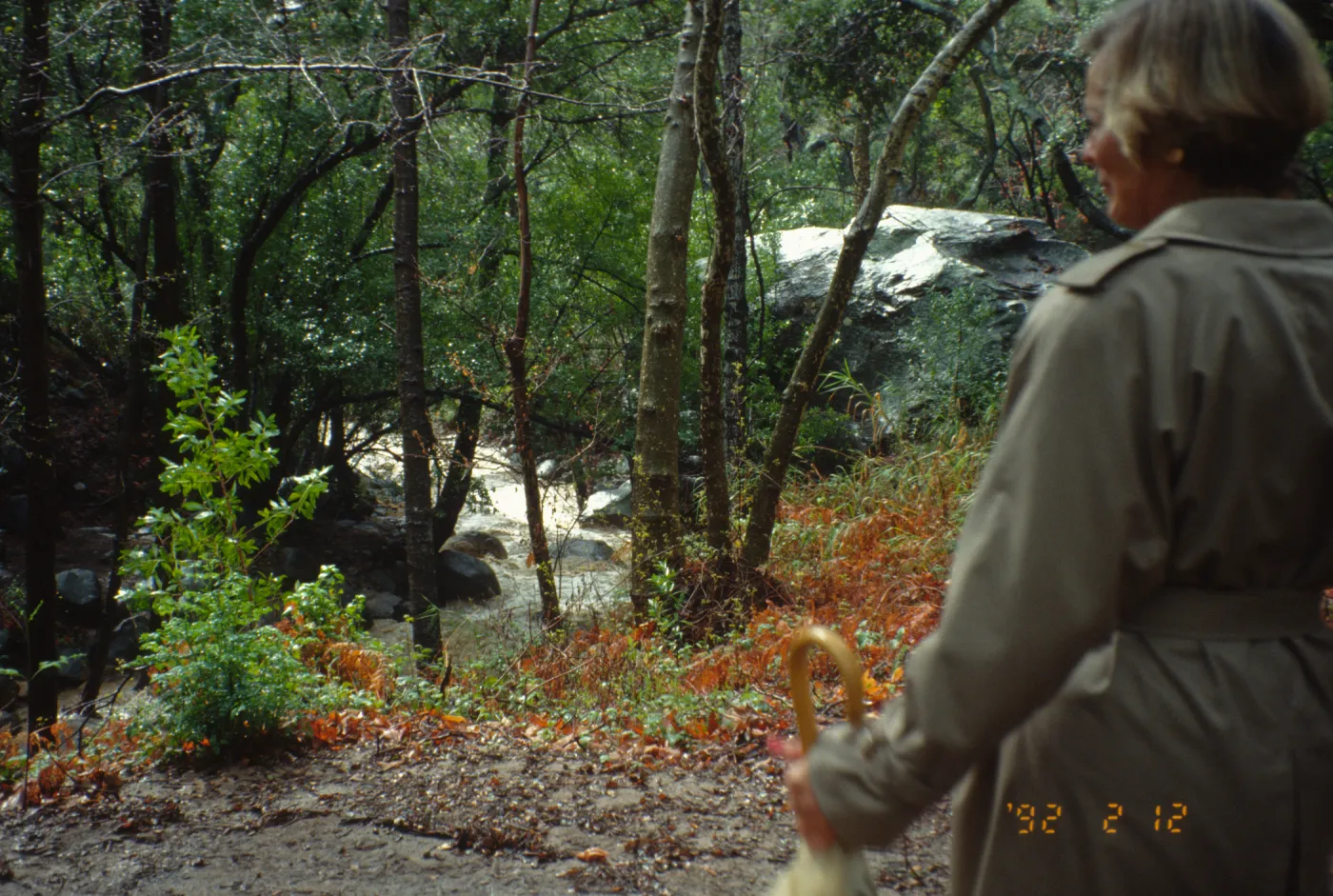 Mission Creek during 1992 storm