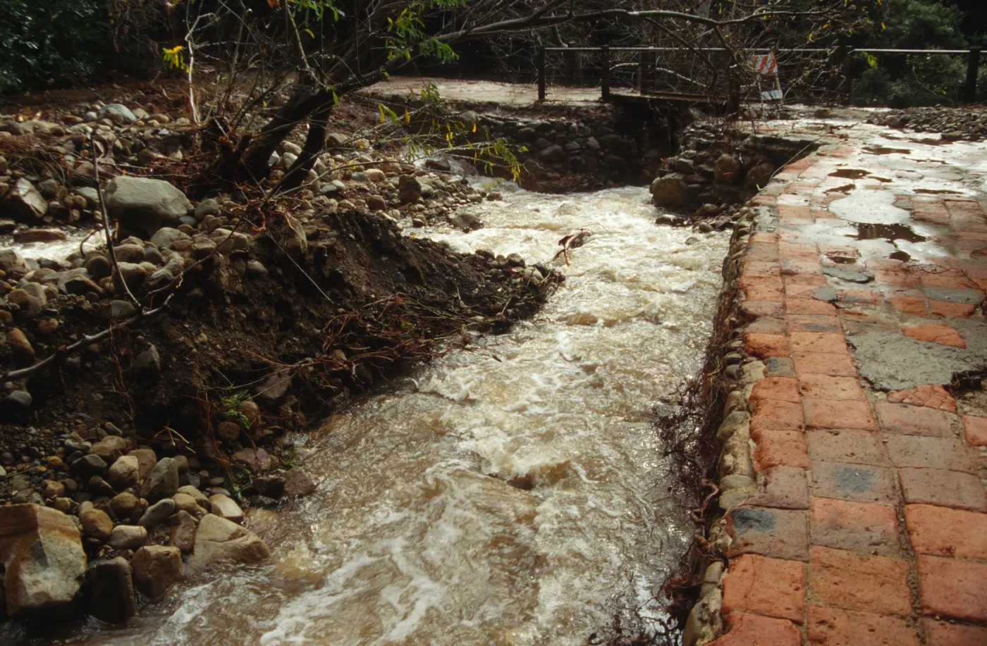 Mission Creek above Mission Dam