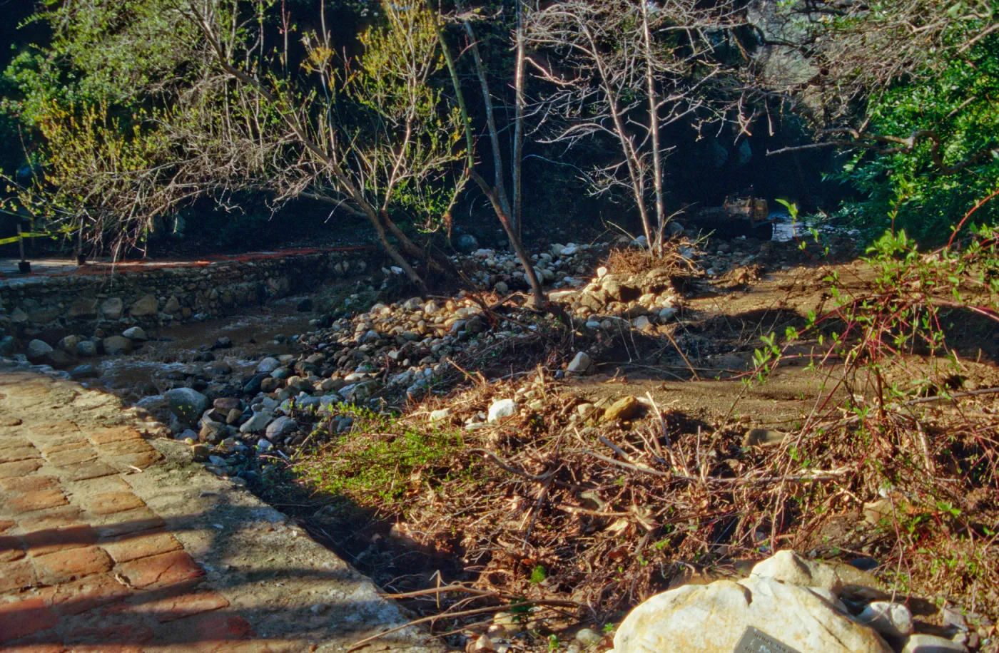 Mission Creek above Mission Dam