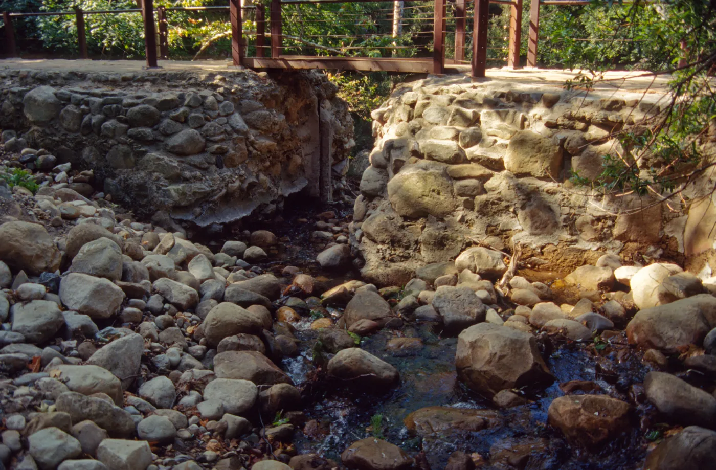 Mission Creek above Mission Dam