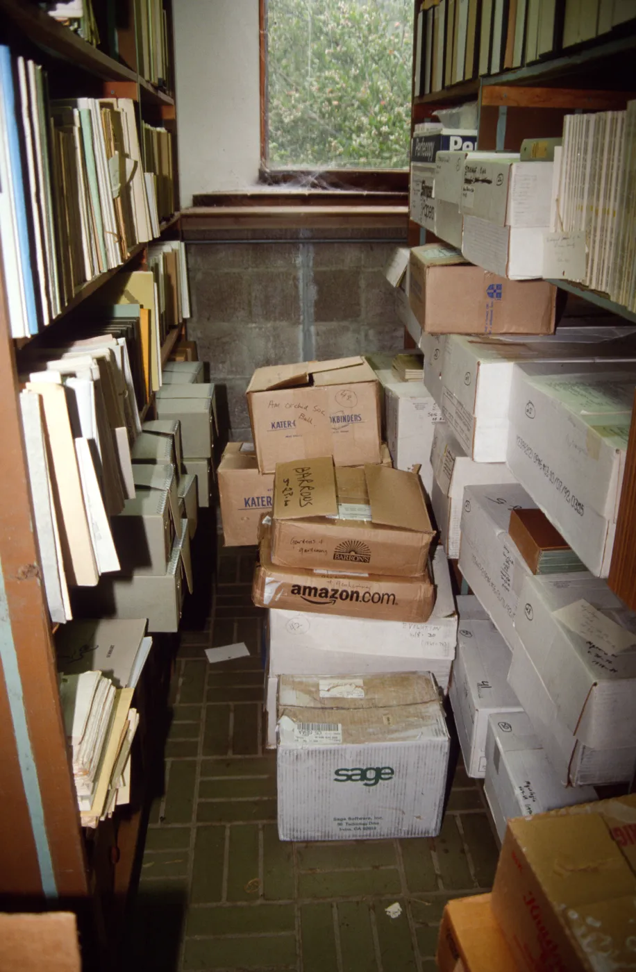 Office storage at SBBG