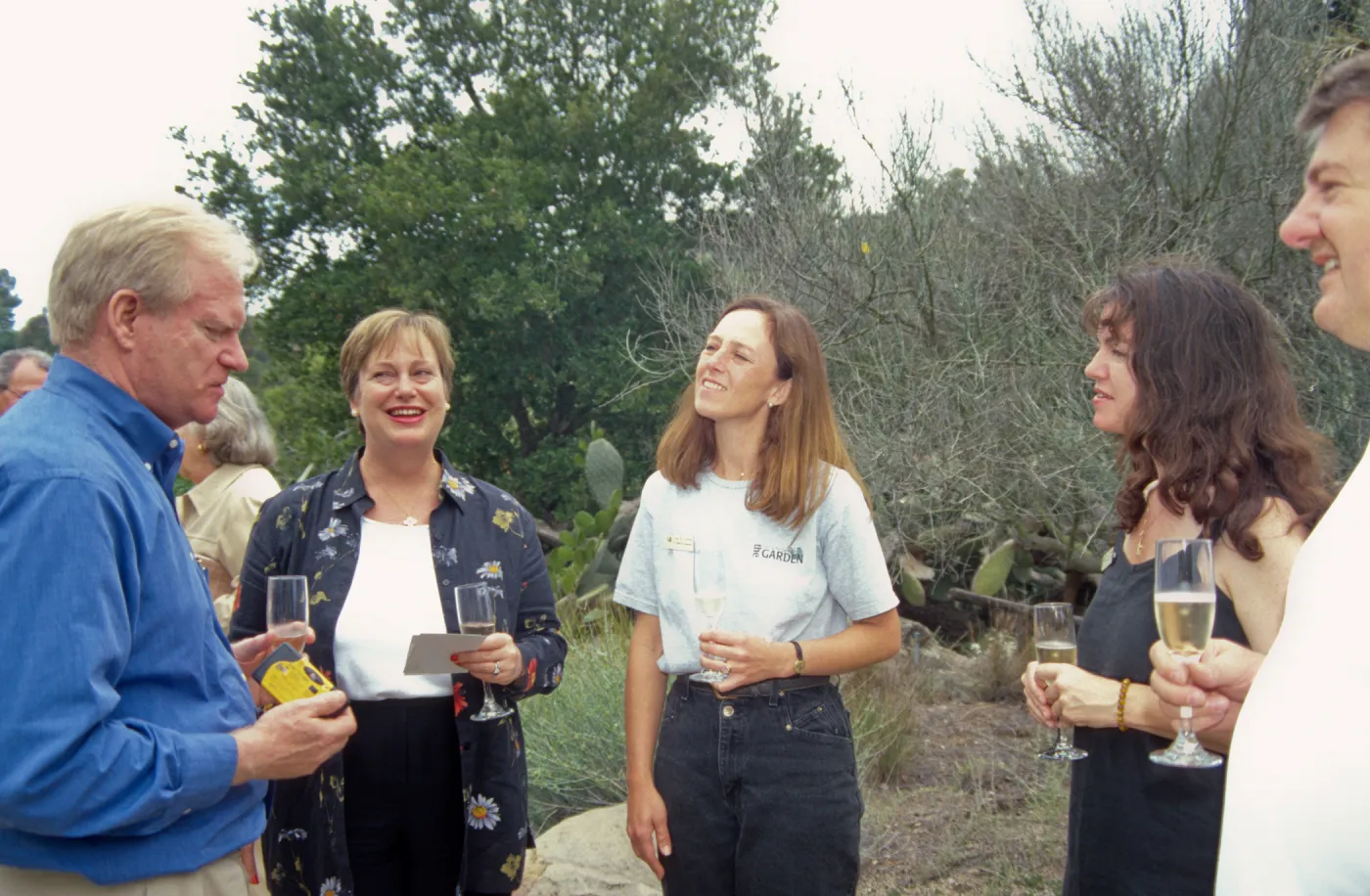 Dedication event, Desert Section, Pritzlaff Bench, 2000