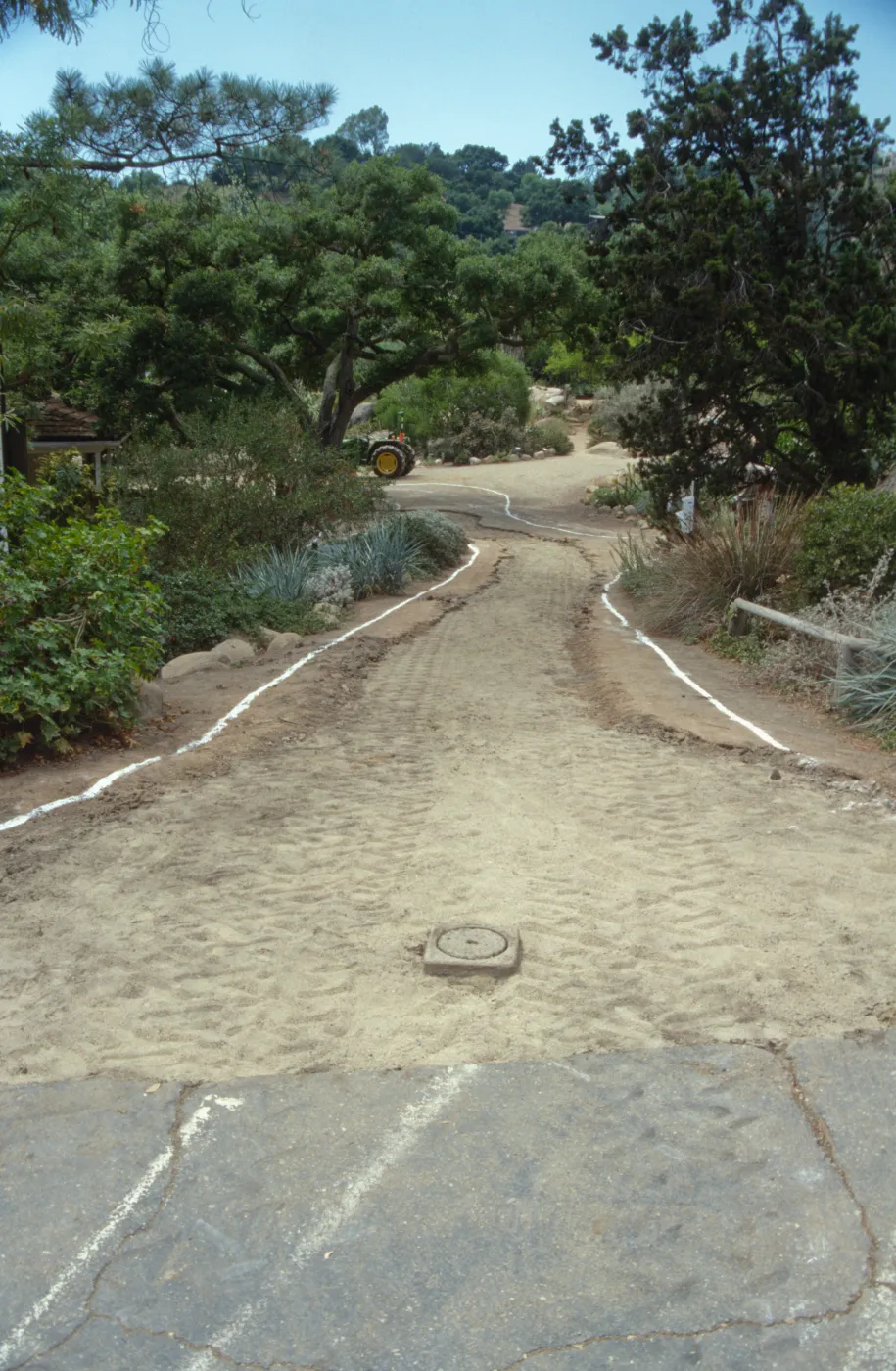 Reconstruction of entrance paths