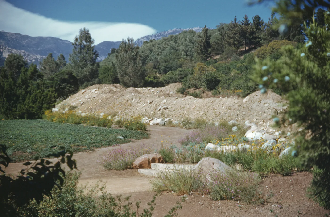 Meadow bank, before parking lot, 1940s