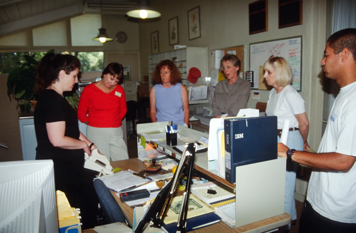 Fire Drill, SBBG staff emergency preparation exercise, main office
