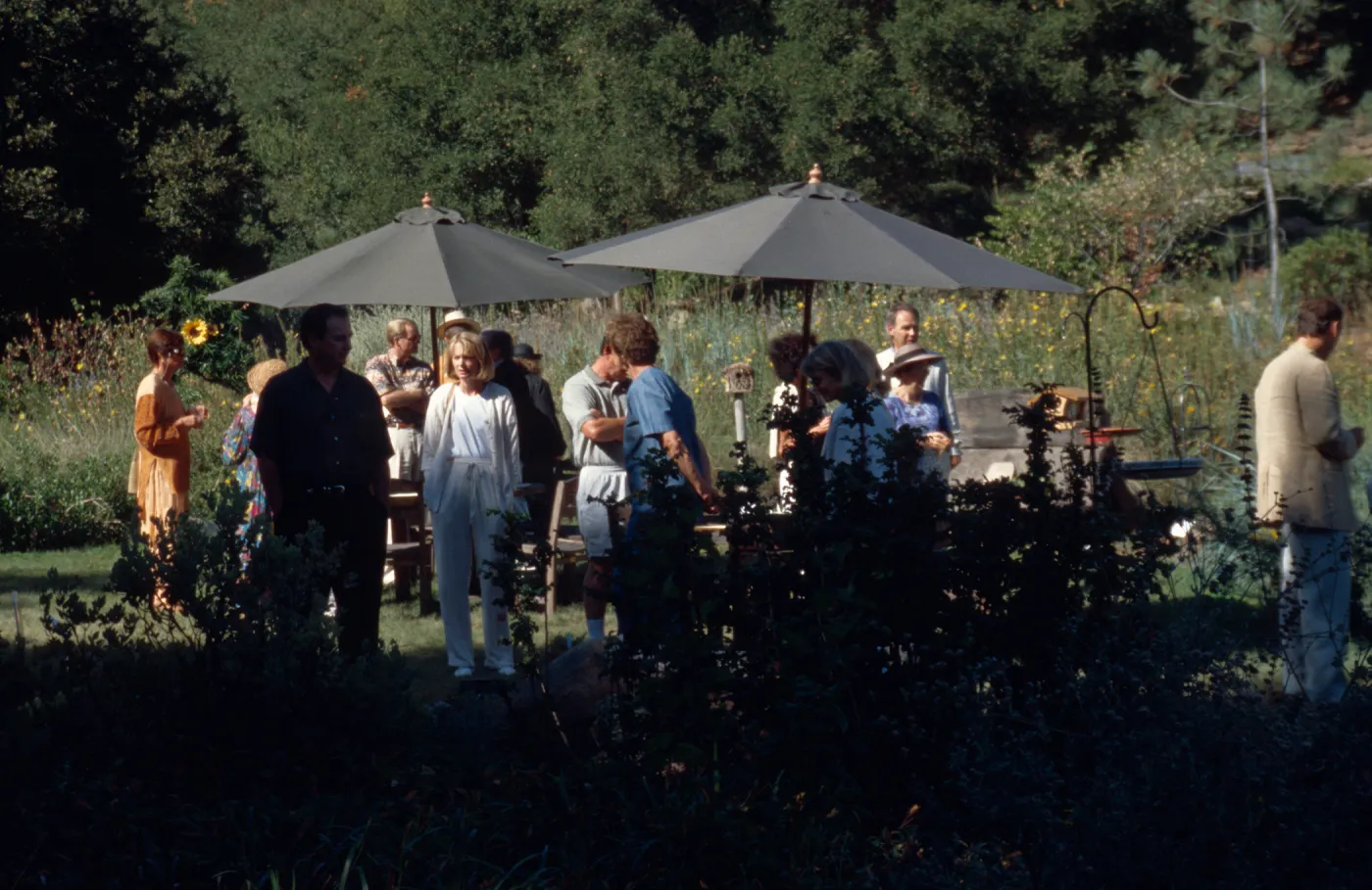 Garden Works Event, tables in the Meadow