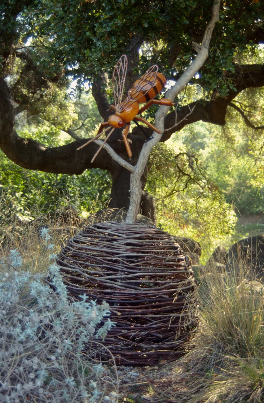 Big Bugs, giant bee and beehive