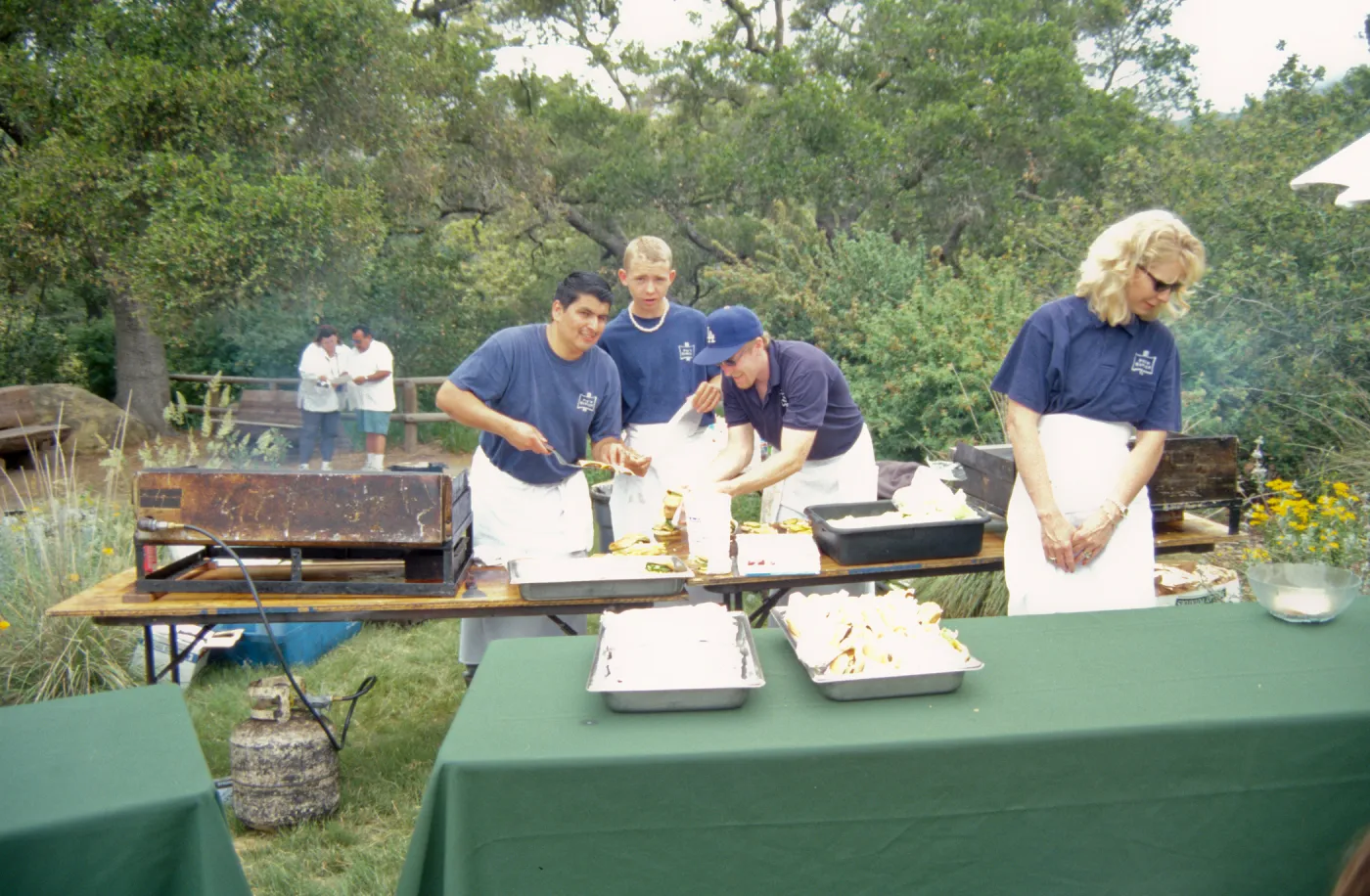 Big Bugs, catering crew